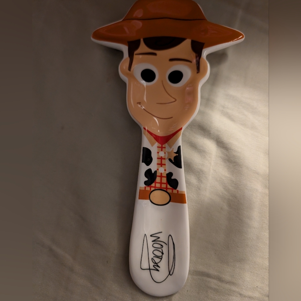 Disney Woody Toy Story Figural Ceramic Spoon Rest Figural NEW